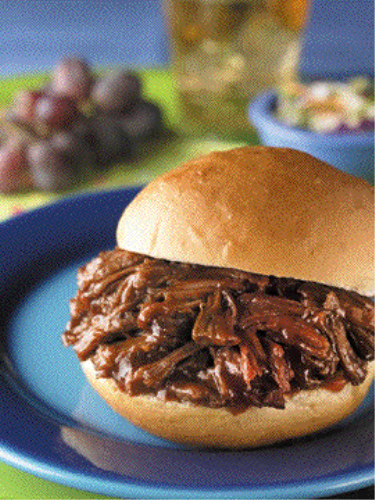 TANGY BBQ BEEF SANDWICHES